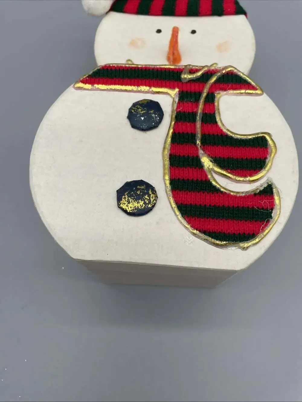 Holiday Christmas Snowman Stacking Nesting Gift Boxes 3 Graduated 12” Tall.
